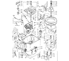 Kenmore 1106115801 machine sub-assembly diagram