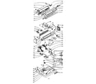 Kenmore 1106114852 top and console assembly diagram