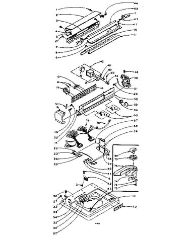 Top and console assembly