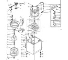 Kenmore 1106114860 machine sub-assembly diagram