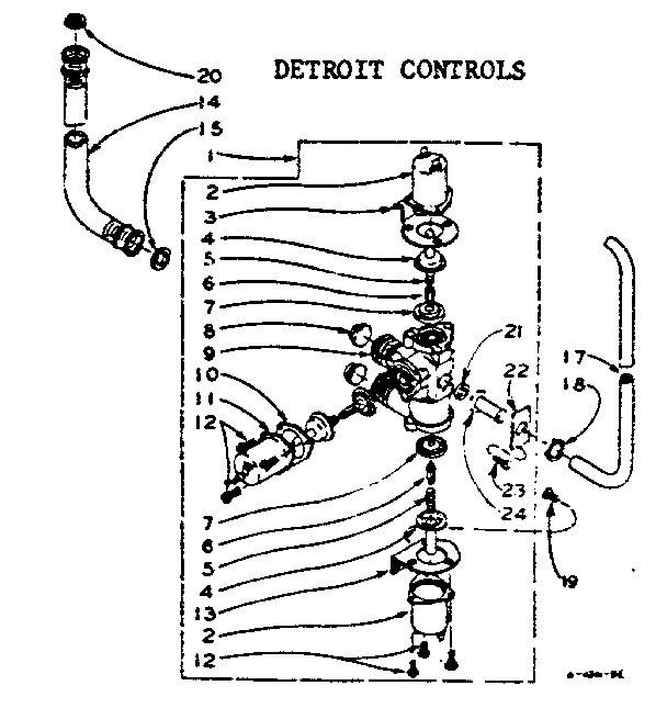 Mixing valve assembly detroit controls