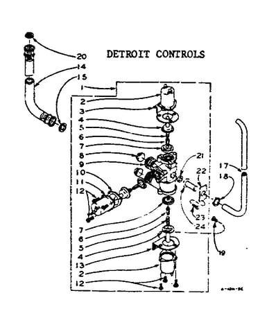 Mixing valve assembly detroit controls