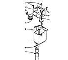 Kenmore 1106114860 dispenser assembly diagram