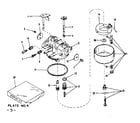 Craftsman 14309301 carburetor no. 29168 (lmg-132) diagram