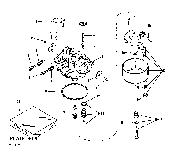 CARBURETOR NO. 29168 (LMG-132)