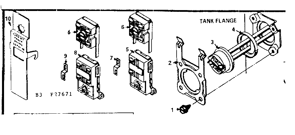 Tank flange