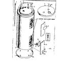 Kenmore 153323810 non-functional replacement parts diagram