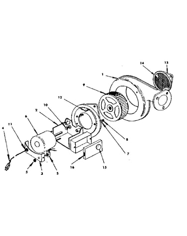 Optional forced air blower