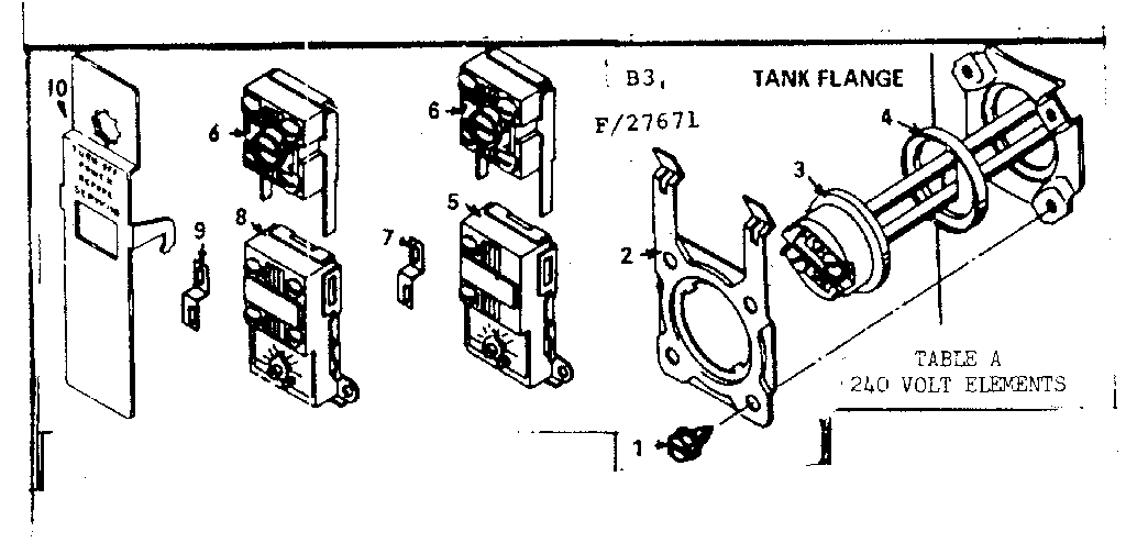 Tank flange