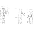 Kenmore 62534850 resin tank, salt storage tank and associated parts diagram