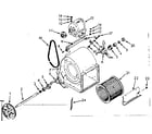 Kenmore 42867741831 h-q blower assembly diagram