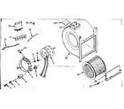 Kenmore 867743822 h-q blower assembly diagram