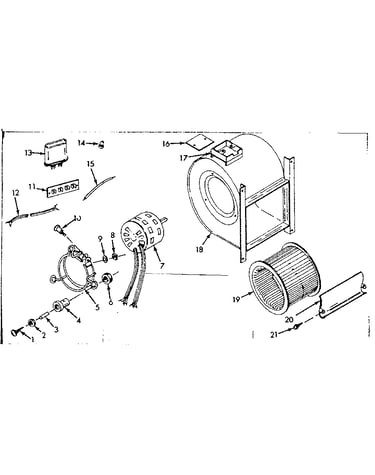 H-q blower assembly