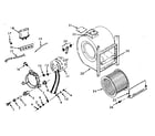 Kenmore 867744812 h-q blower assembly diagram