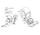 Kenmore 867747821 h-q blower assembly diagram