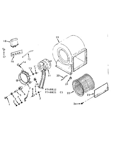 H-q blower assembly
