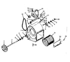Kenmore 867761854 h-q blower assembly diagram