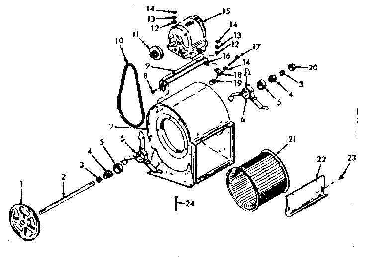 H-q blower assembly