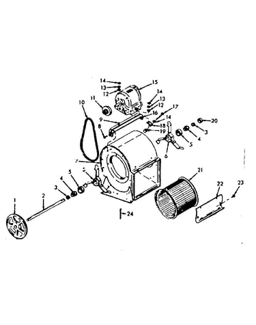 H-q blower assembly