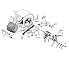 Kenmore 86776764 h-q blower assembly diagram