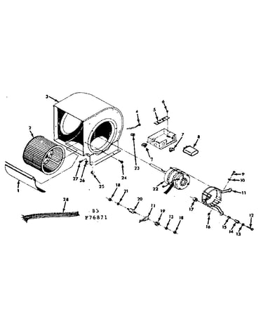 H-q blower assembly