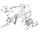 Kenmore 867769173 h-q blower assembly diagram