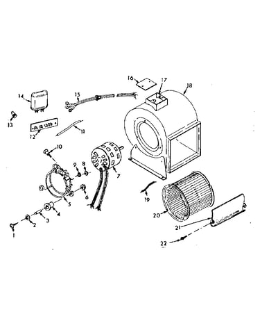 H-q blower assembly