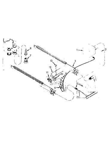 Burner and manifold asm