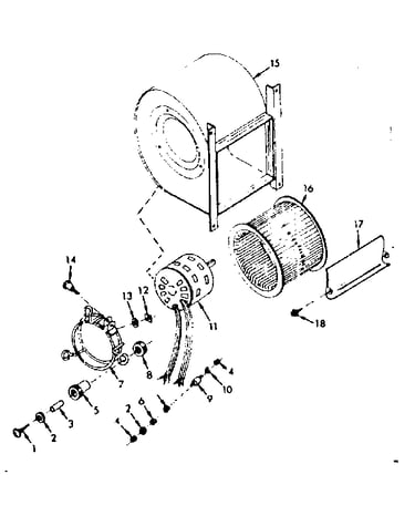 H-q blower assy