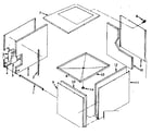 Kenmore 86781828 cabinet diagram