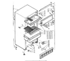 Kenmore 1066681342 cabinet parts diagram
