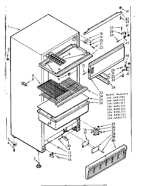 Cabinet parts