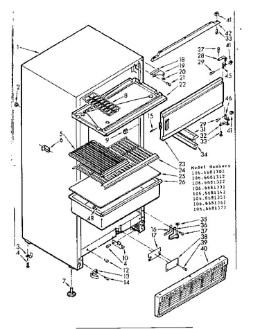 Cabinet parts