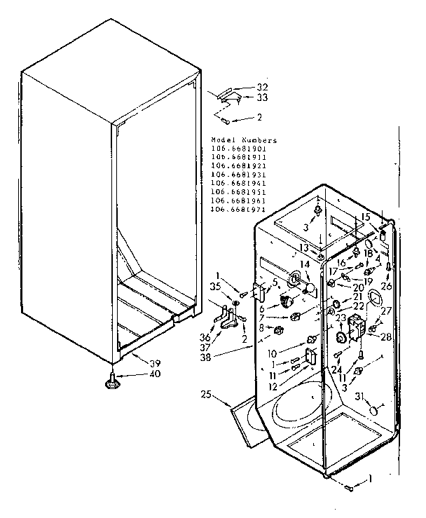 Cabinet parts