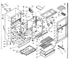Kenmore 1066683951 cabinet parts diagram