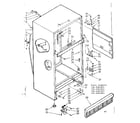 Kenmore 1066684003 cabinet parts diagram