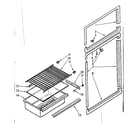 Kenmore 1066684003 breaker and shelf parts diagram