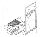 Kenmore 1066684900 breaker and shelf parts diagram