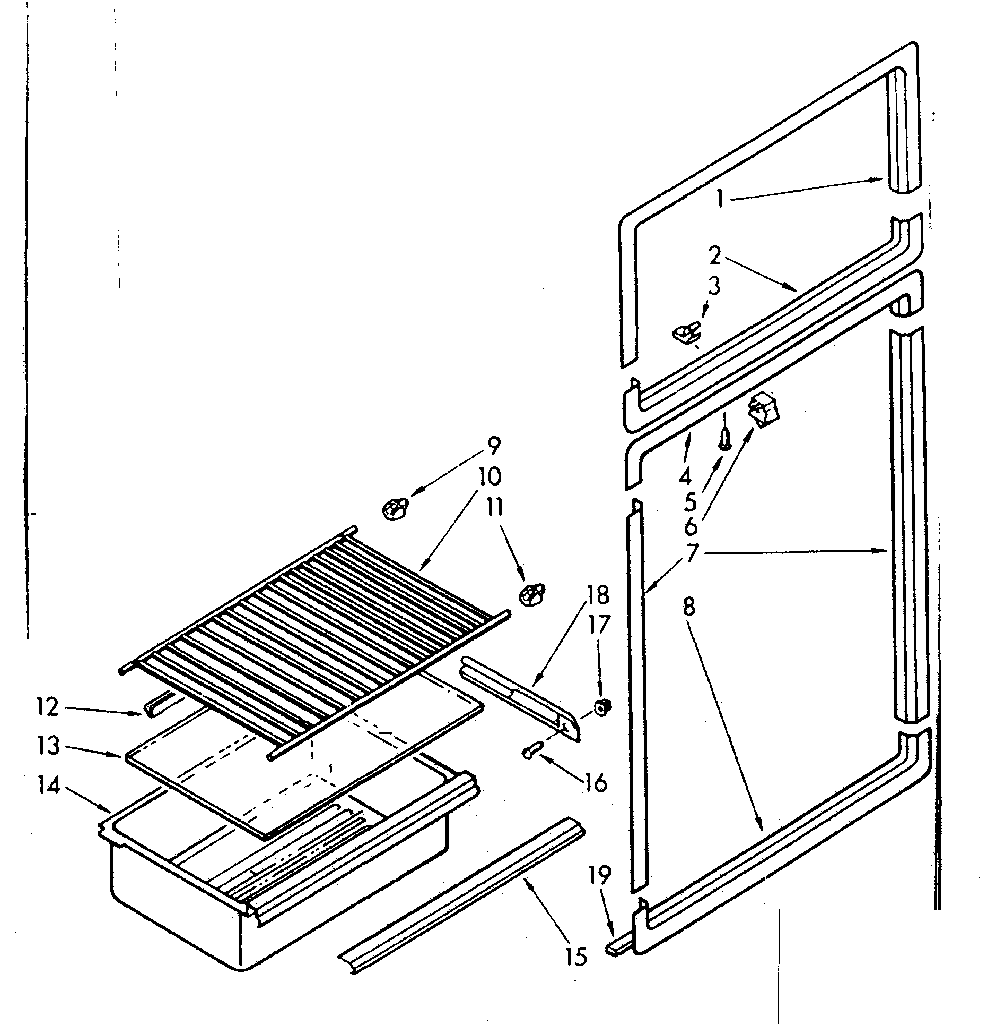 Breaker and shelf parts