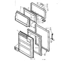 Kenmore 1066684910 door parts diagram