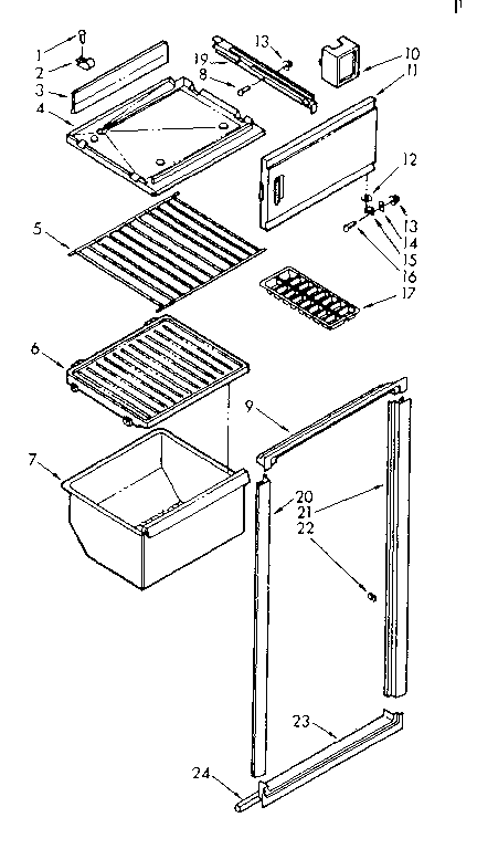 BREAKER AND SHELF PARTS