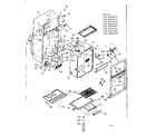 Kenmore 1066692920 cabinet parts diagram