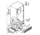 Kenmore 1067610160 cabinet parts diagram