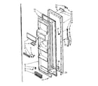 Kenmore 1067610160 refrigerator door parts diagram