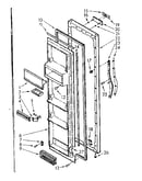 Refrigerator door parts