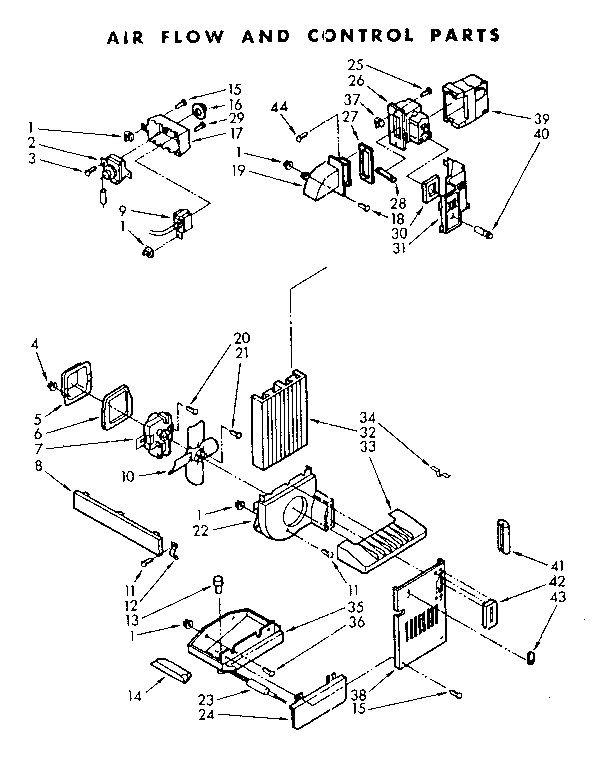 AIR FLOW AND CONTROL PARTS