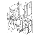 Kenmore 1067610300 cabinet parts diagram