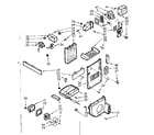 Kenmore 1067610360 air flow and control parts diagram