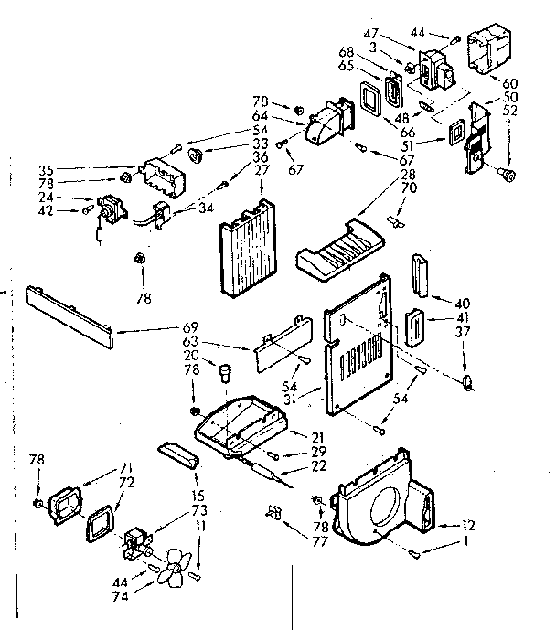 Air flow and control parts