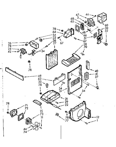 Air flow and control parts